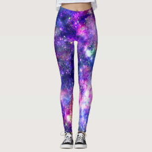 Legging Galaxy Night Impressão Cosmic Design