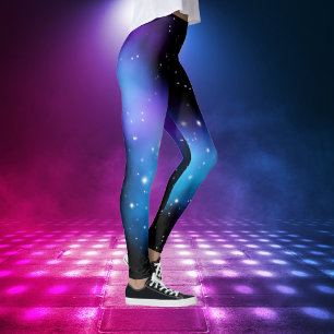 Legging Galaxy Starlight Space Clouds