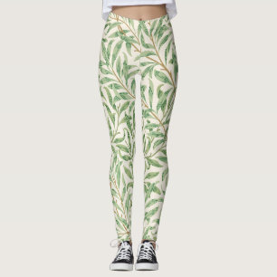 Legging Galho de Salgueiro William Morris Botânico Vintage