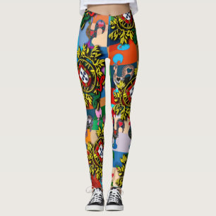 Legging Galo de Barcelona, designs portugueses