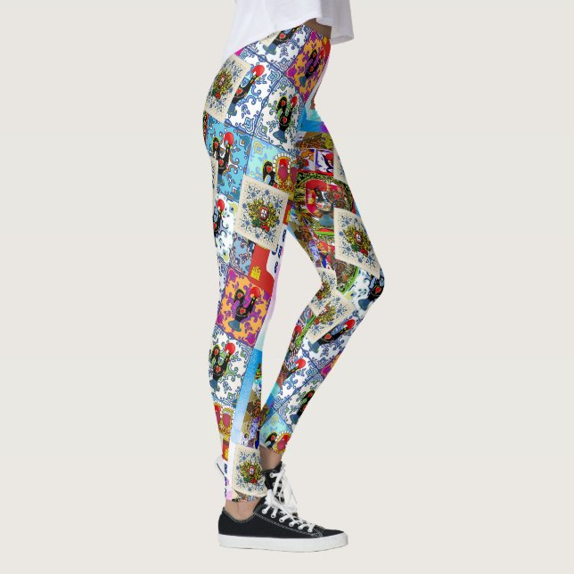Legging Galo de Barcelos, Portugal (Direita)