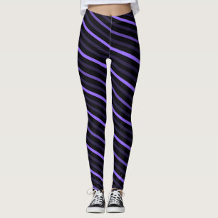 Legging Gamas Diagonais - Roxo Profundo