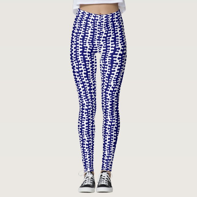 Legging Gamas Orgânicas - Marinho Profundo (Frente)