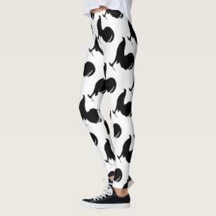 Legging Gamecock Rooster Silhouette