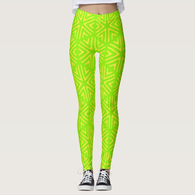 Legging Ganância verde (Frente)