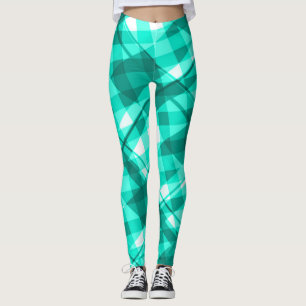 Legging Garota Sassy Bonita Xadrez Tartan Padrão