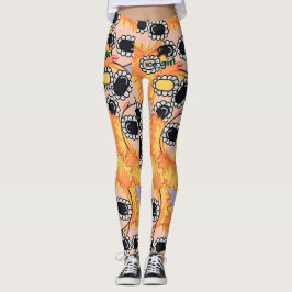 Legging garota simpática loira
