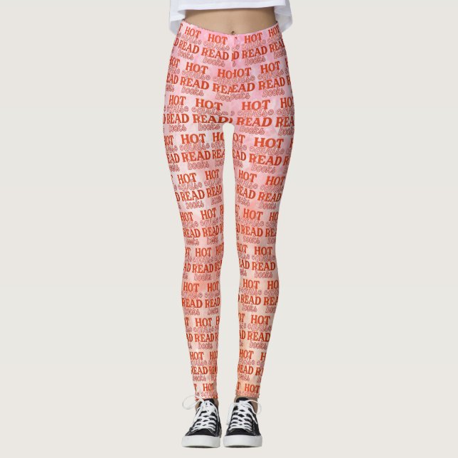 Legging Garotas Quentes Lêem Livros (Frente)