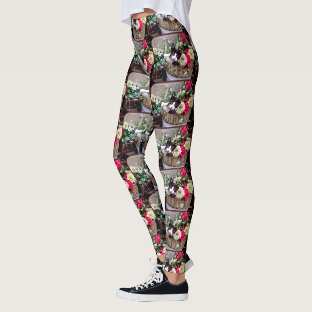 Legging Gatinho em uma Cesta (Esquerda)