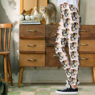 Legging Gatinho Preto Pincel Jar Artista Gato Rosa