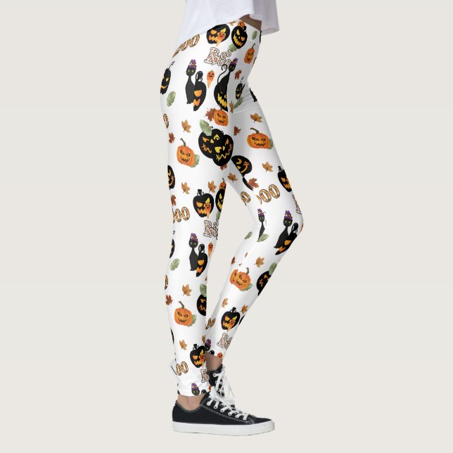 Legging Gato Boo Halloween (Direita)