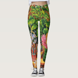 Legging Gato Botânico De Louis Wain