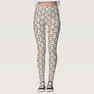 Legging GATO COMICAL! CAT LADY alongado e confortável