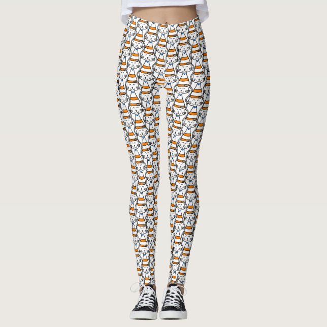 Legging GATO COMICAL! CAT LADY alongado e confortável (Frente)