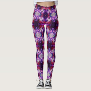 Legging Gato da Galáxia Roxa