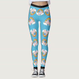 Legging Gato do arco-íris