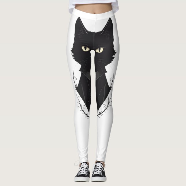 Legging Gato Negro Encantado de Salem (Frente)