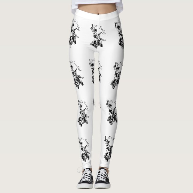 Legging Gato Preto Biker Babe Thunder_Cove  (Frente)