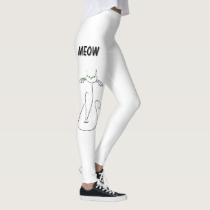 Legging Gato Preto-Viciado em Moa Moa Olhos Verdes em Bran