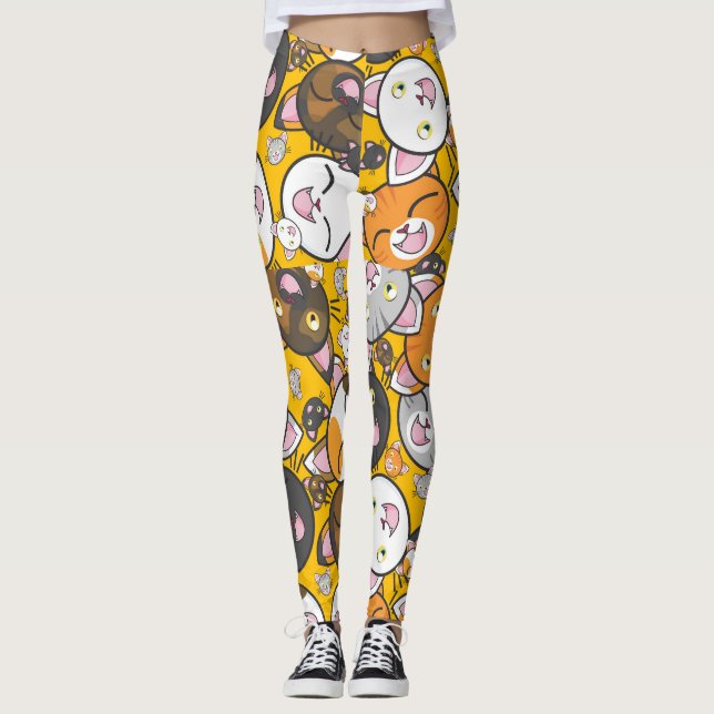 Legging Gato retro (Frente)