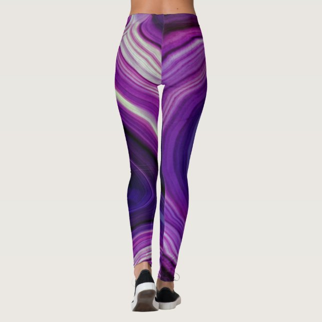Legging Gedeode Roxo Rodopiante Caído (Verso)