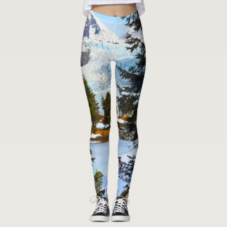 Legging Geleira de Mendenhall no inverno