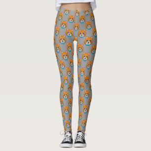Legging Gengibre Feliz e Bonito com Papillon