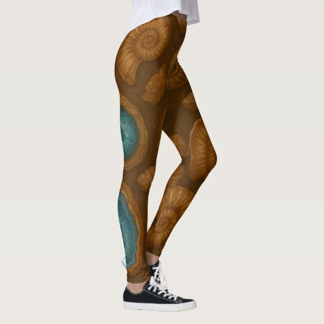 Legging Geodésicas e Fósseis (Direita)