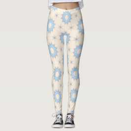 Legging Geometria Blue Starburst
