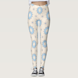 Legging Geometria Blue Starburst