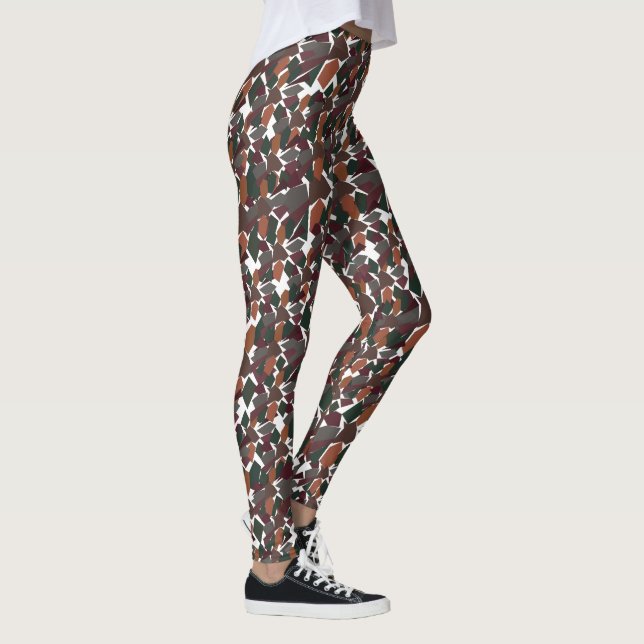 Legging Geométrico Abstrato Moderno  (Direita)