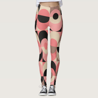 Legging Geométrico da Vintage: Padrão Clássico Sem Costura