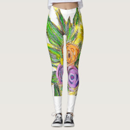 Legging Gerberas Daisy