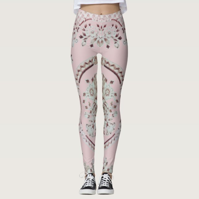 Legging Gibson cor-de-rosa (Frente)