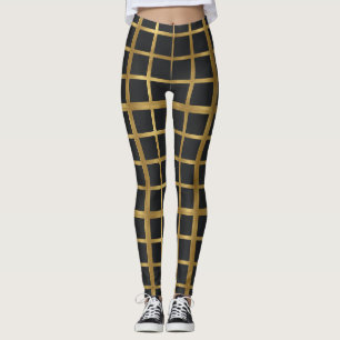 Legging Gilded Grid Noir