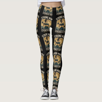 Legging Ginásio de Motivação de Design de Corpo Mais Forte