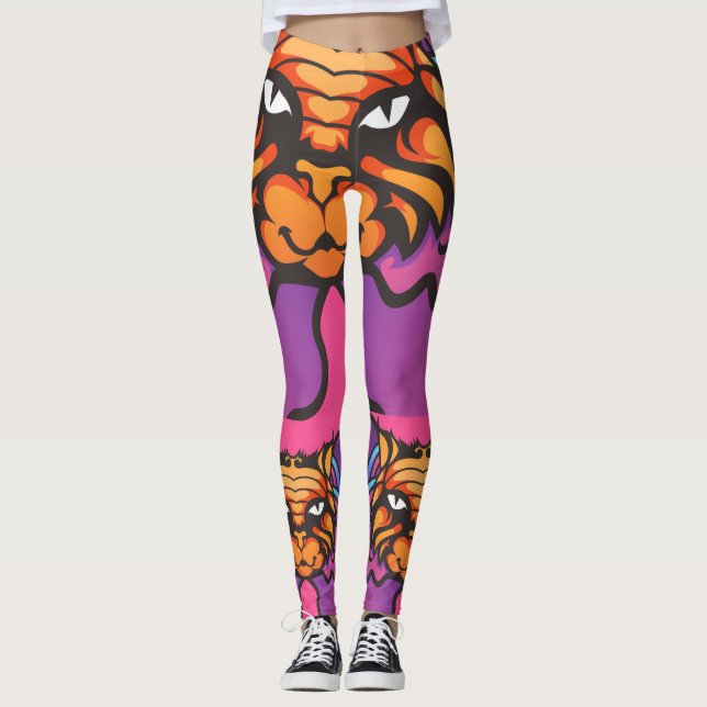 LEGGING GINGER CAT BOHO YOGA PREGOS (Frente)