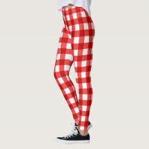Gingham Vermelho E Padrão Verificado
