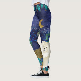 Legging GINKGO creme-pomada-celestial