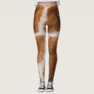 Legging Giraffe Skin: Textura Realista Animal