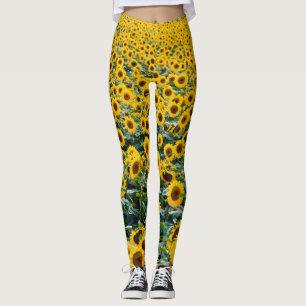 Legging Girassóis, campo de Wisconsin