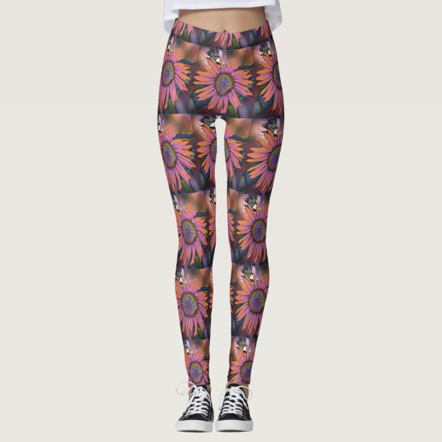 Legging Girassóis em tons mudos (Frente)