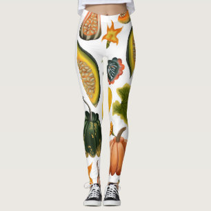 Legging Girassóis Verão: Padrão de Aquarela Vintage