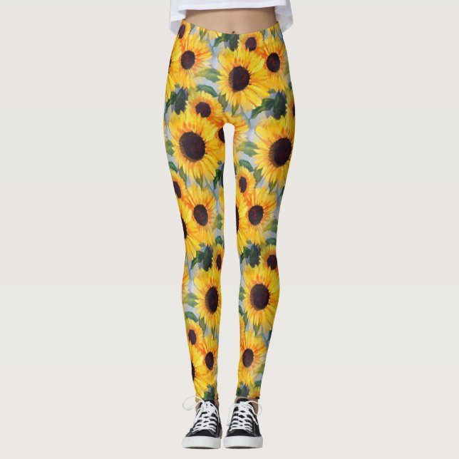 Legging Girassol Amarelo (Frente)