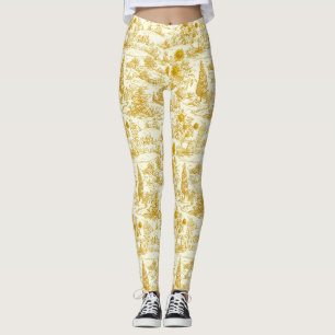 Legging Girassol Campo Vintage Toile Amarelo (2)