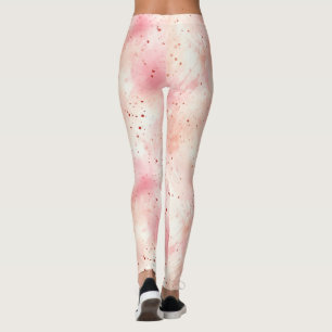 Legging Girly Peach Abstrato