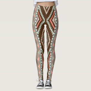 Legging Giro Yoga Yoga para Mulheres do Aztec Boho Workout
