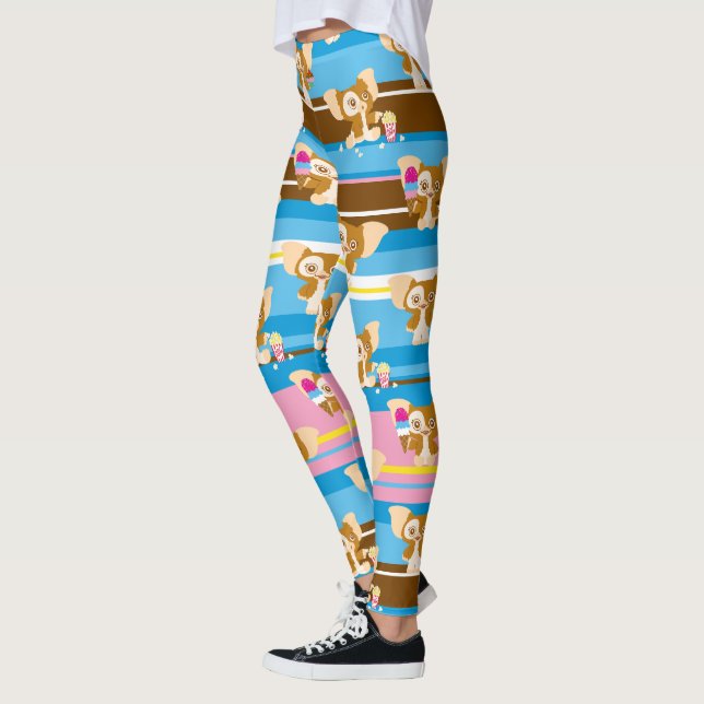 Legging Gizmo | Padrão de banda desenhada cômoda (Esquerda)