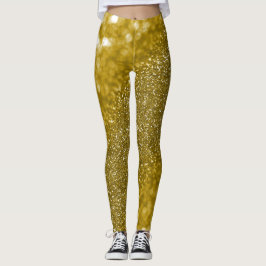 Legging Glam gold gliter