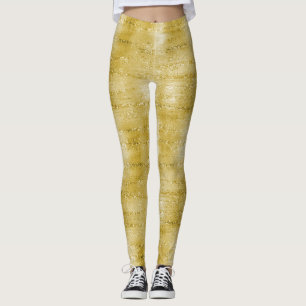 Legging Glam gold gliter